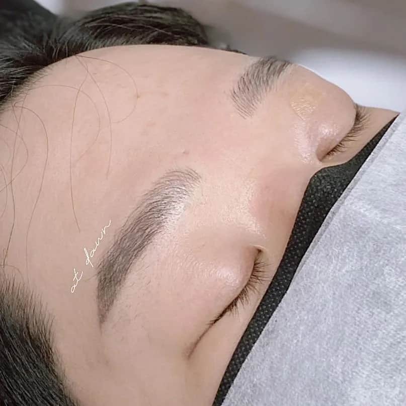 남자 콤보눈썹
