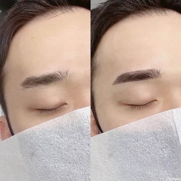 남자콤보눈썹/눈썹문신