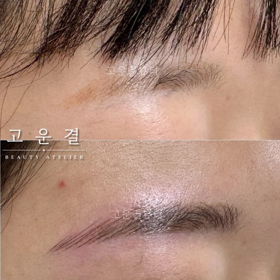 자연결눈썹