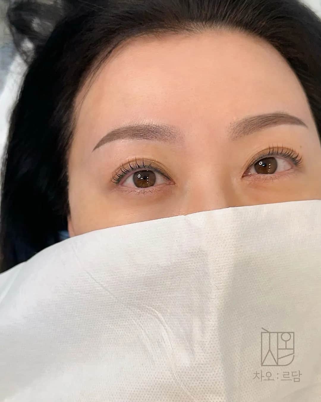 차오르담 중년여성 눈썹