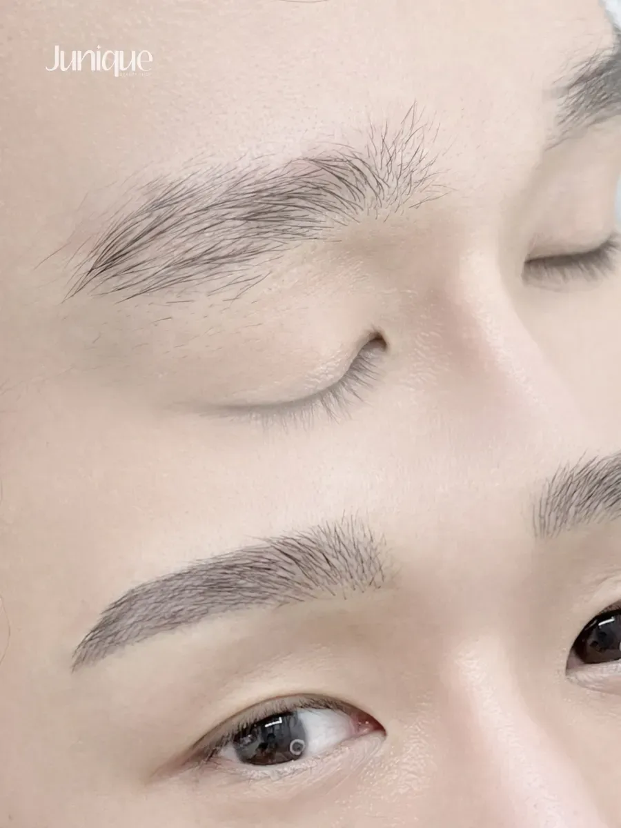 쥬니크 남자눈썹